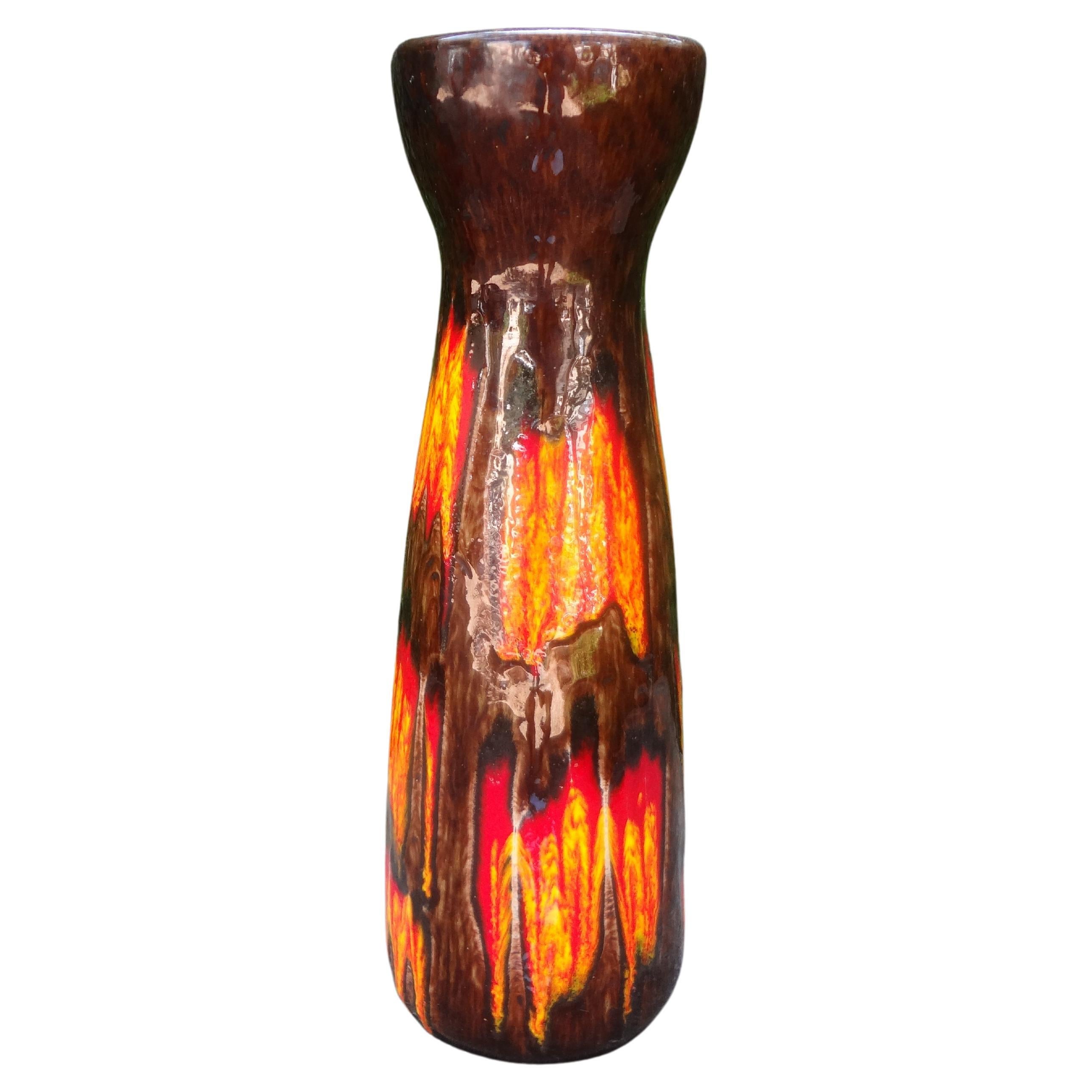 Mid Century West German Vase For Sale at 1stDibs