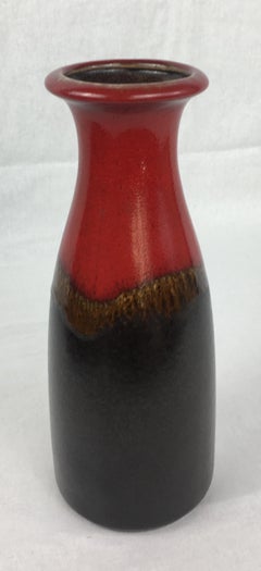 Midcentury Scheurich Keramik Fat Lava Style Designed Vase