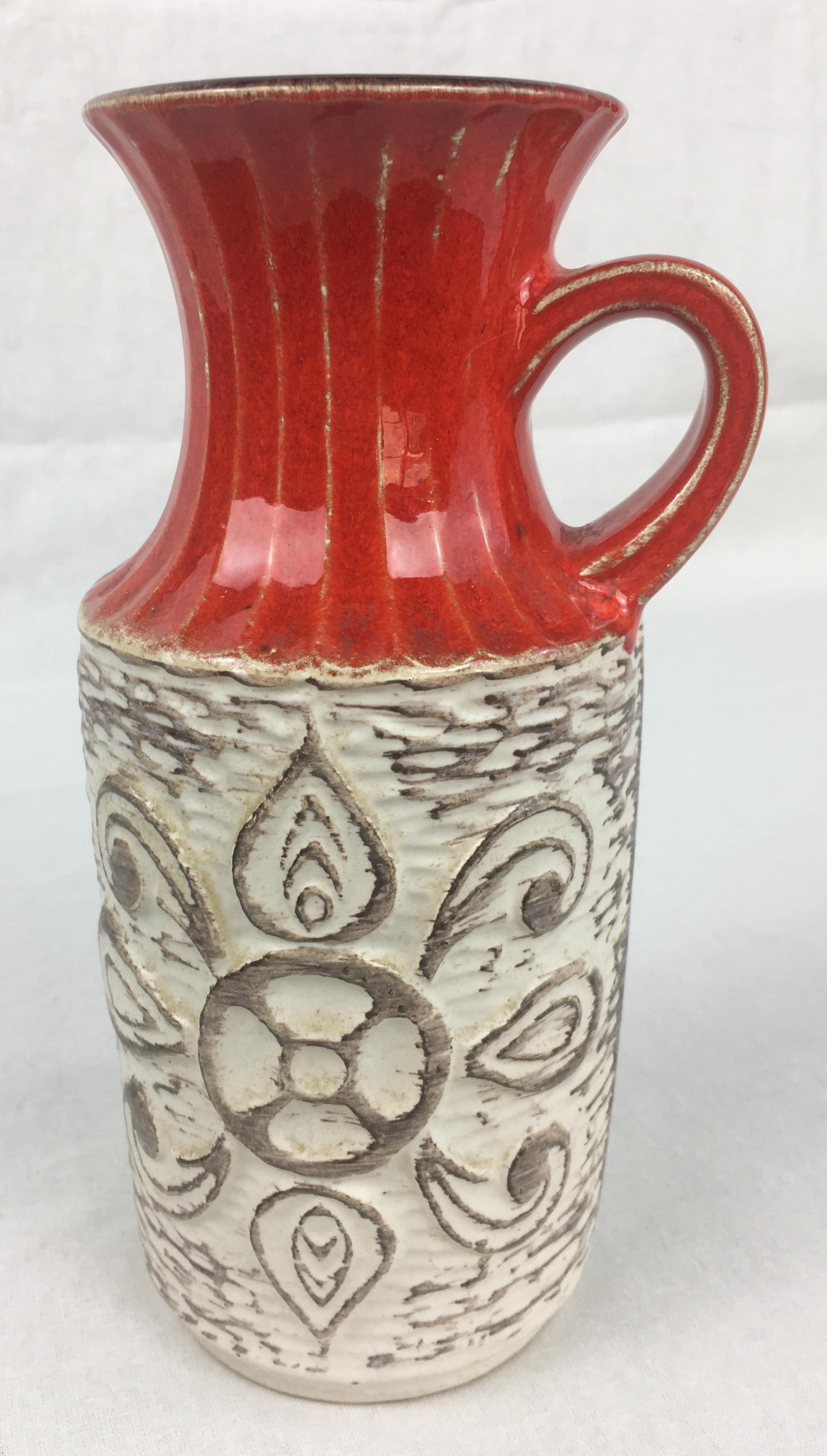 Mid-Century Modern Midcentury Bay Keramik Vase or Jug