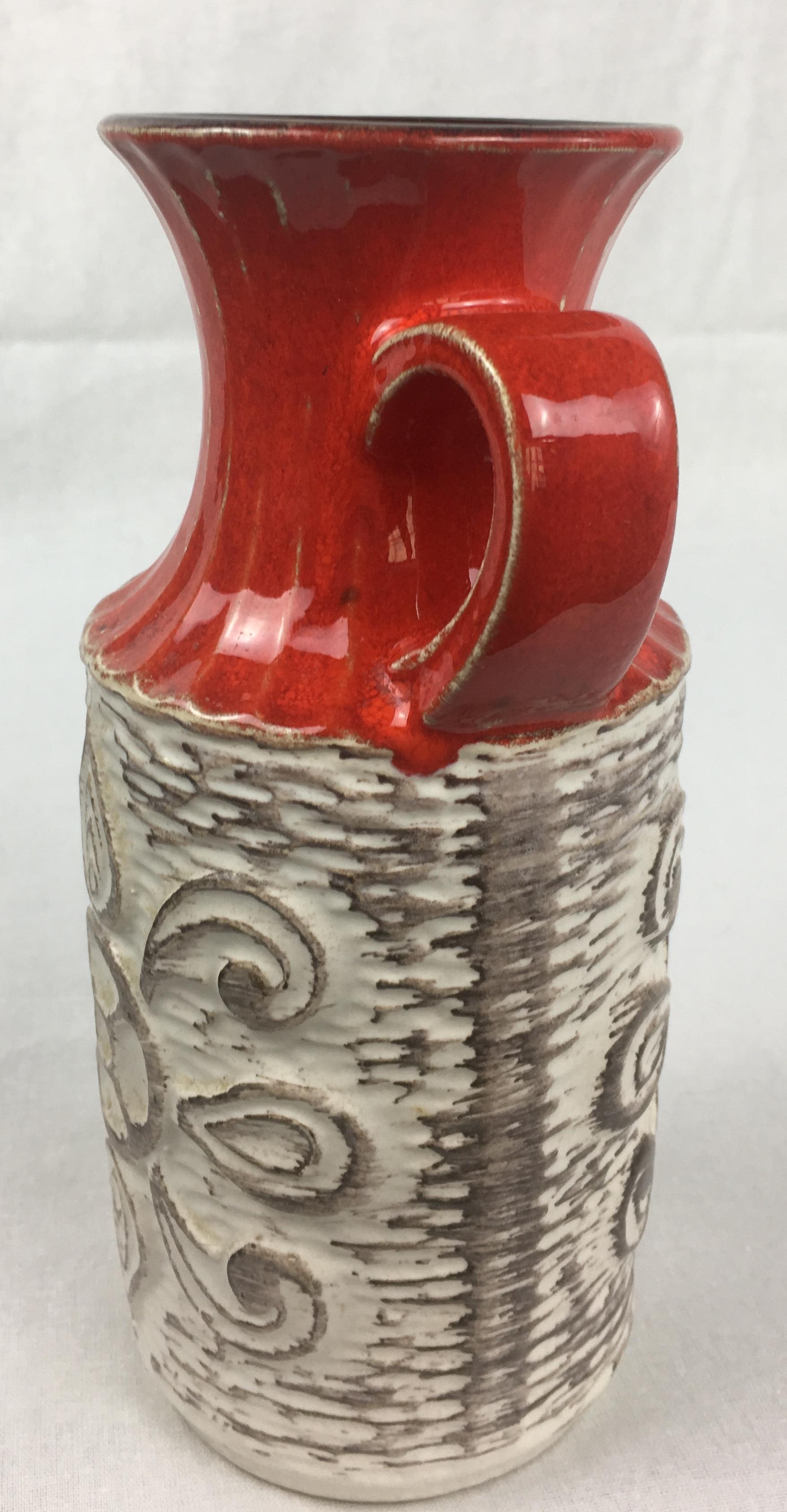 Hand-Crafted Midcentury Bay Keramik Vase or Jug