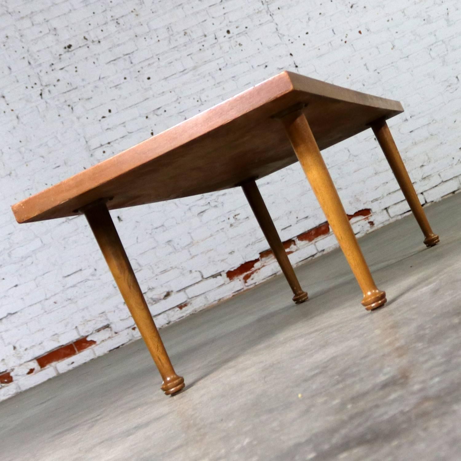 oak plank coffee table