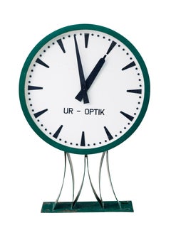 Mid century westerstrands swedish industrial station clock