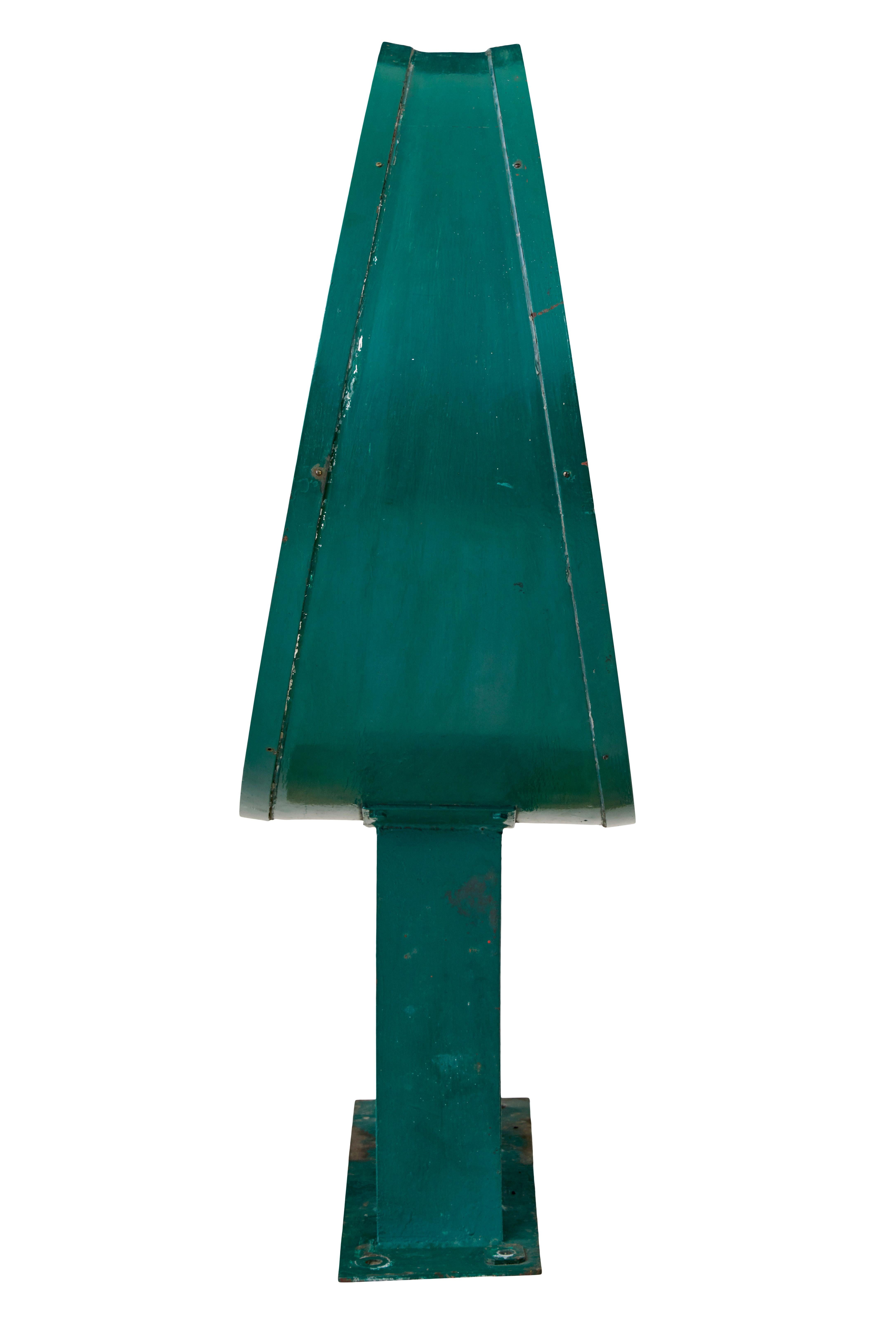 Hand-Crafted Mid century westerstrands swedish industrial station clock For Sale