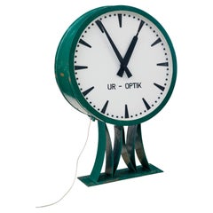 Horloge de station industrielle suédoise Westerstrands du milieu du siècle dernier