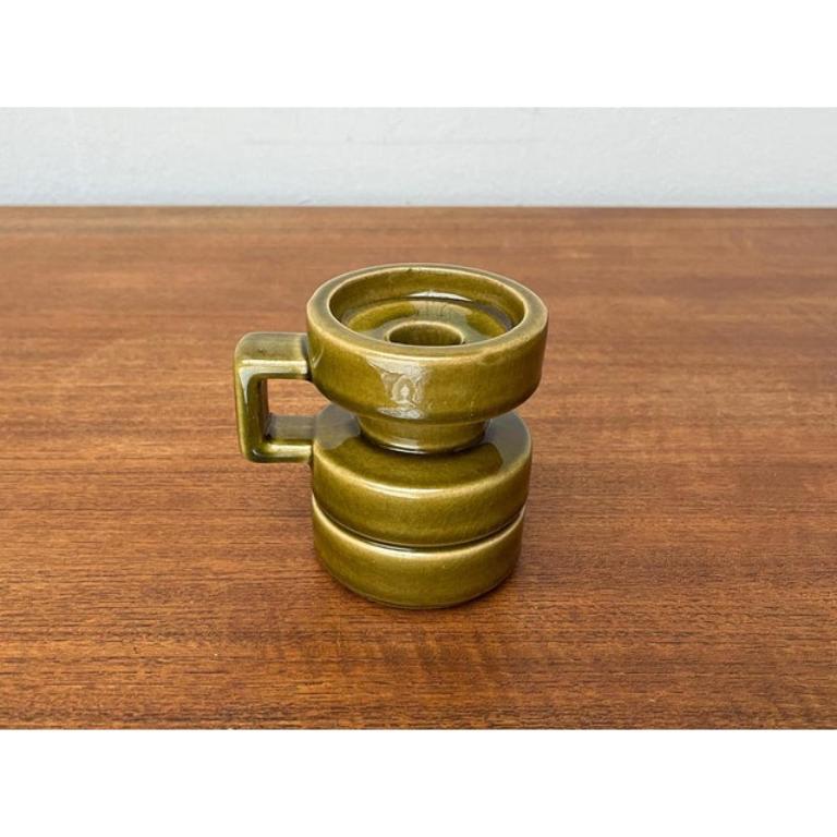Portavelas de mediados de siglo WGP West German Pottery de Cari Zalloni, años 60 en venta 3