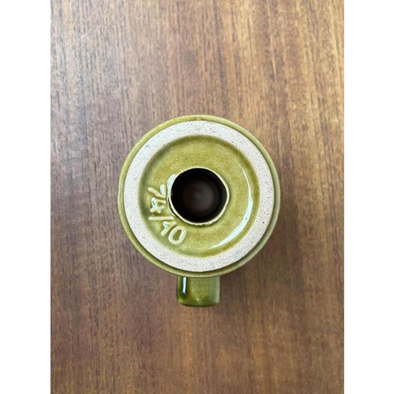 Portavelas de mediados de siglo WGP West German Pottery de Cari Zalloni, años 60 en venta 1