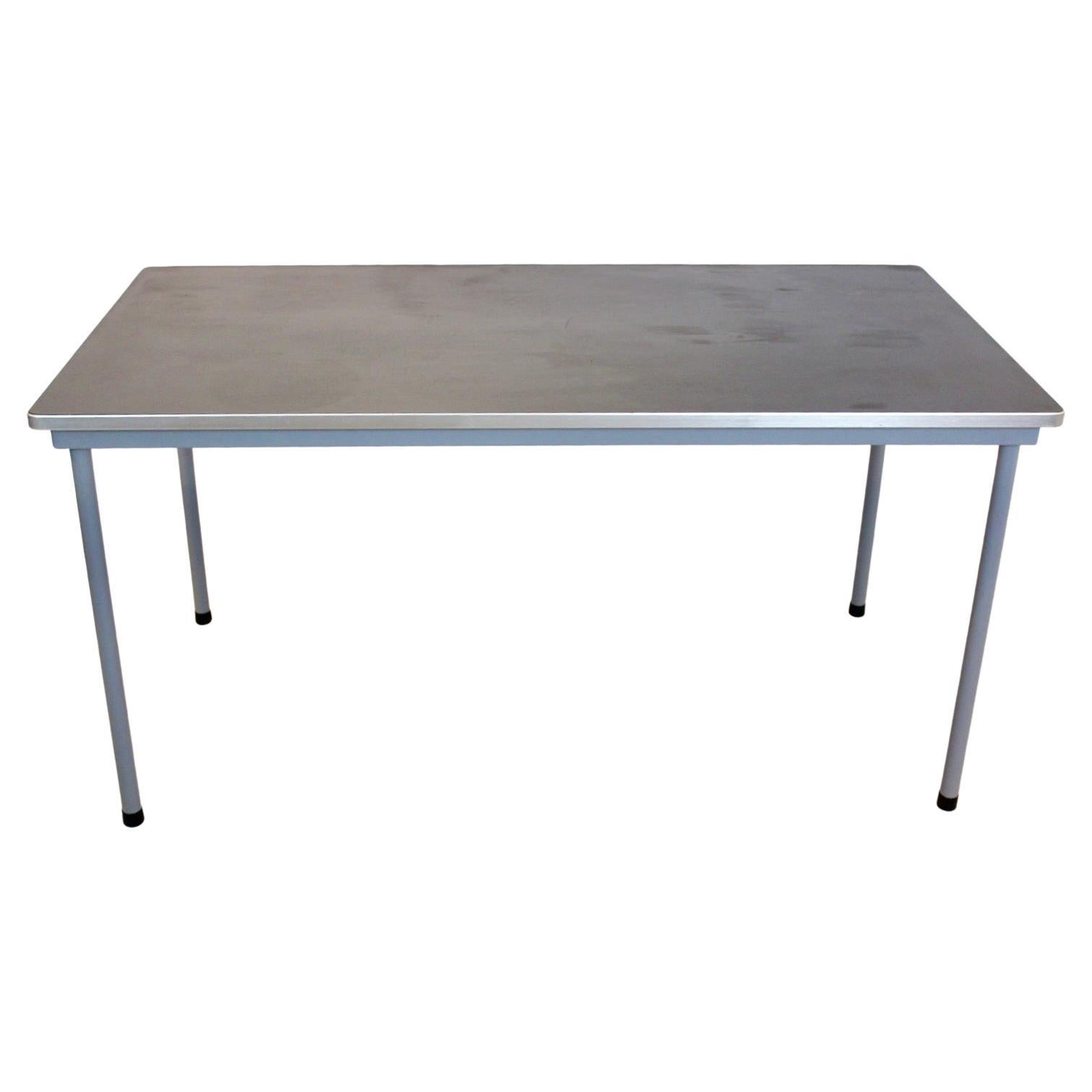 Mid-Century W.H. Gispen ‘TH Delft’ Dining Table or Desk Table, The Netherlands For Sale