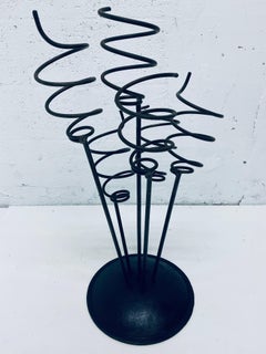 Midcentury Whimsical Iron Umbrella Stand or Wine Rack, 1960s
