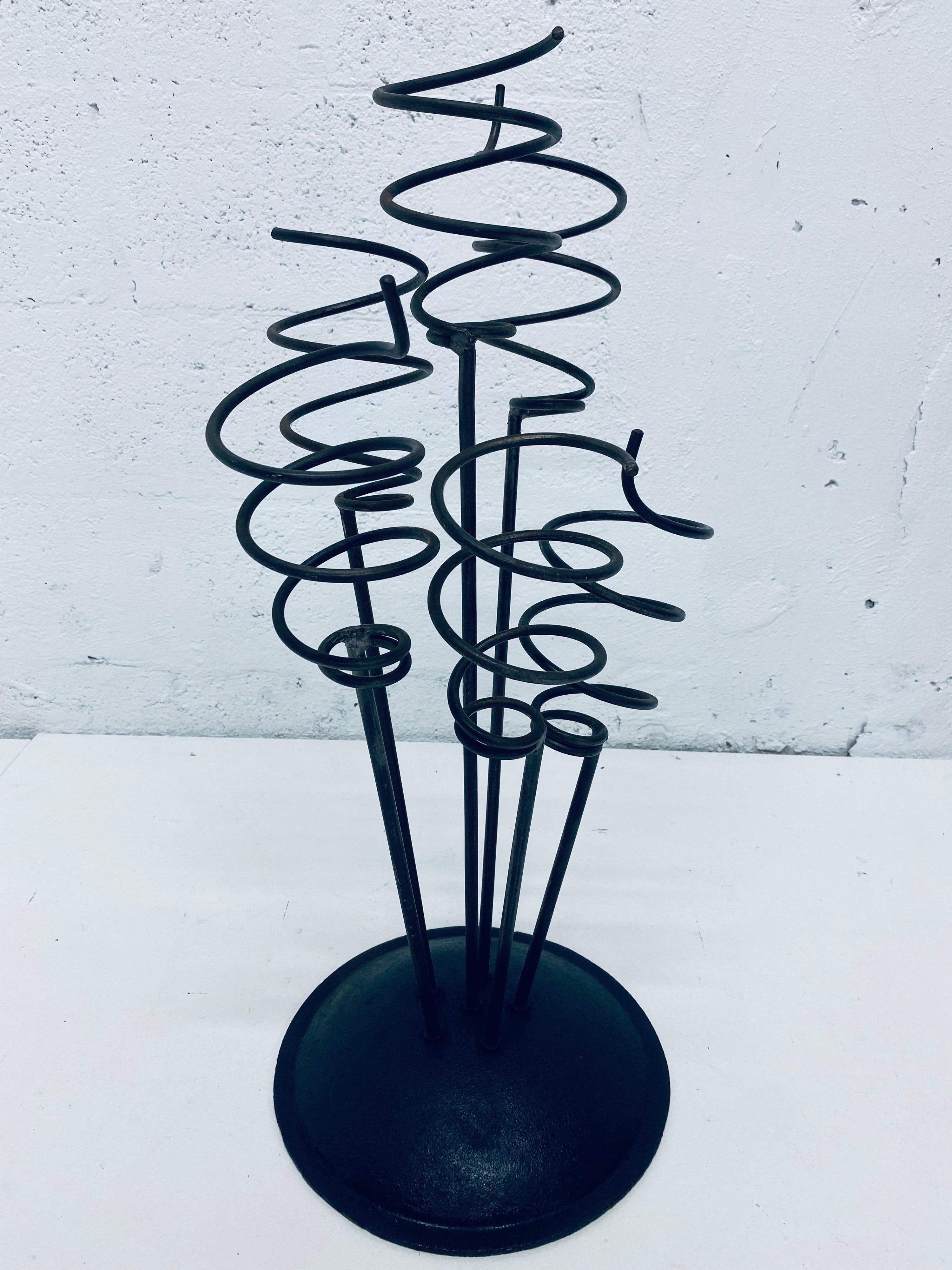 Mid-20th Century Midcentury Whimsical Iron Umbrella Stand or Wine Rack, 1960s For Sale