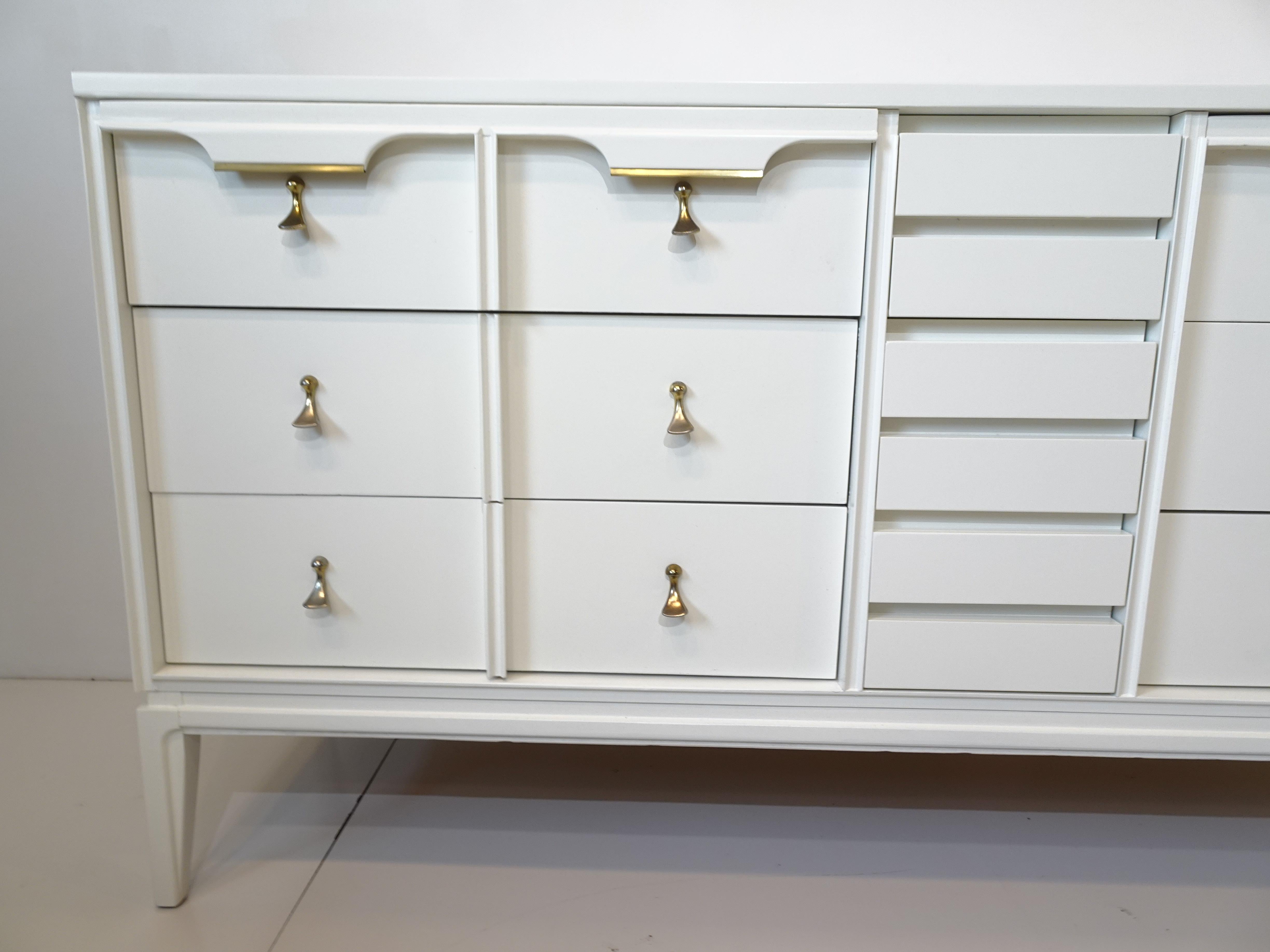 Mid Century White Dresser Chest for Basic Witz 1