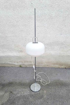 Mid-Century White Medusa Floor Lamp by Luigi Massoni for Guzzini, Italy, 1970s