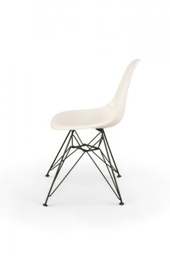Mid-Century White Molded Plastic Shell Chairs