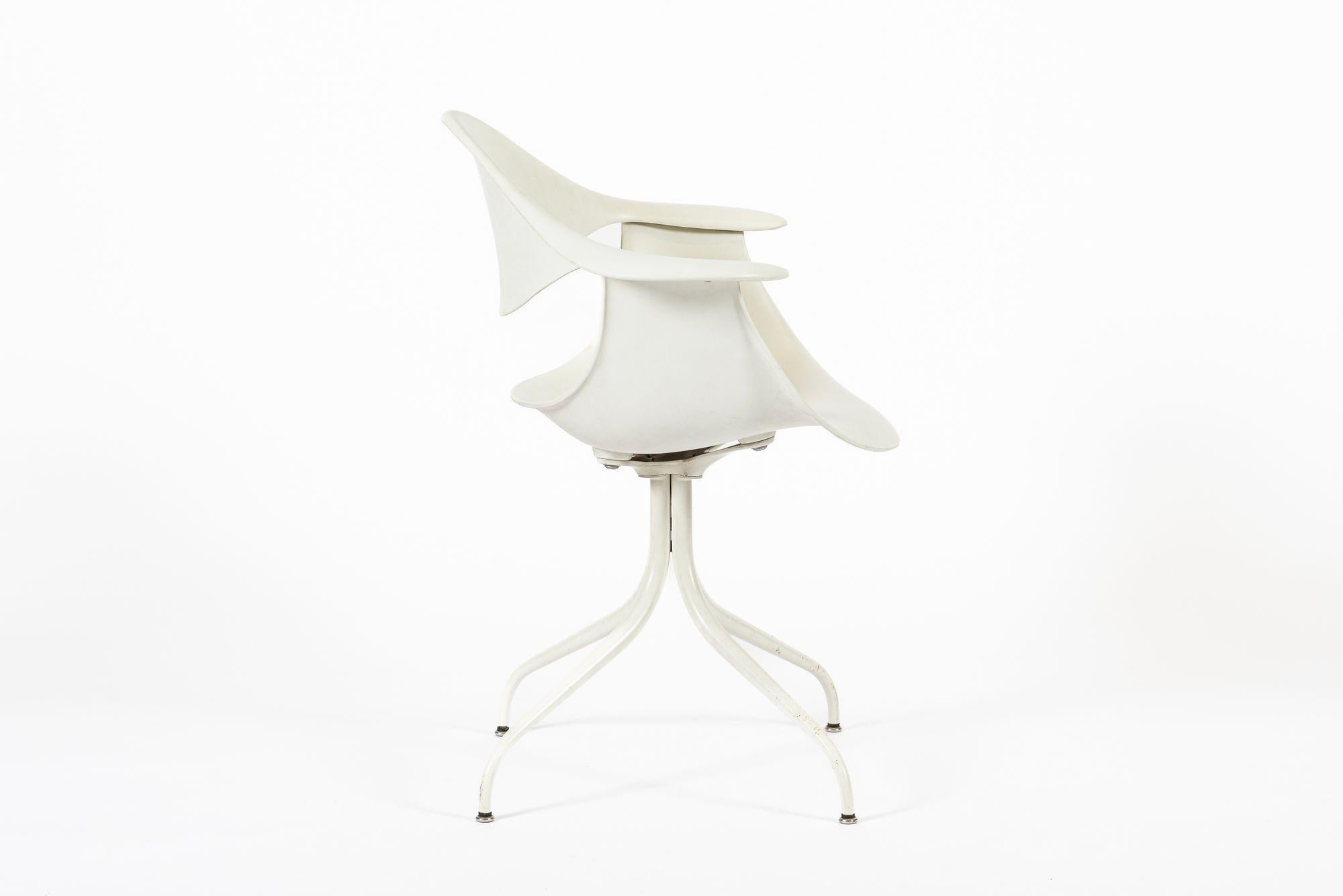 Américain Chaise Swag du milieu du siècle par George Nelson pour Herman Miller en vente