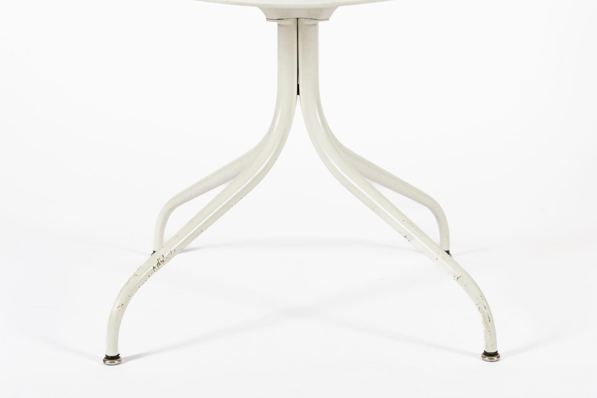 Mid Century White Swag Chairs by George Nelson for Herman Miller For Sale 6