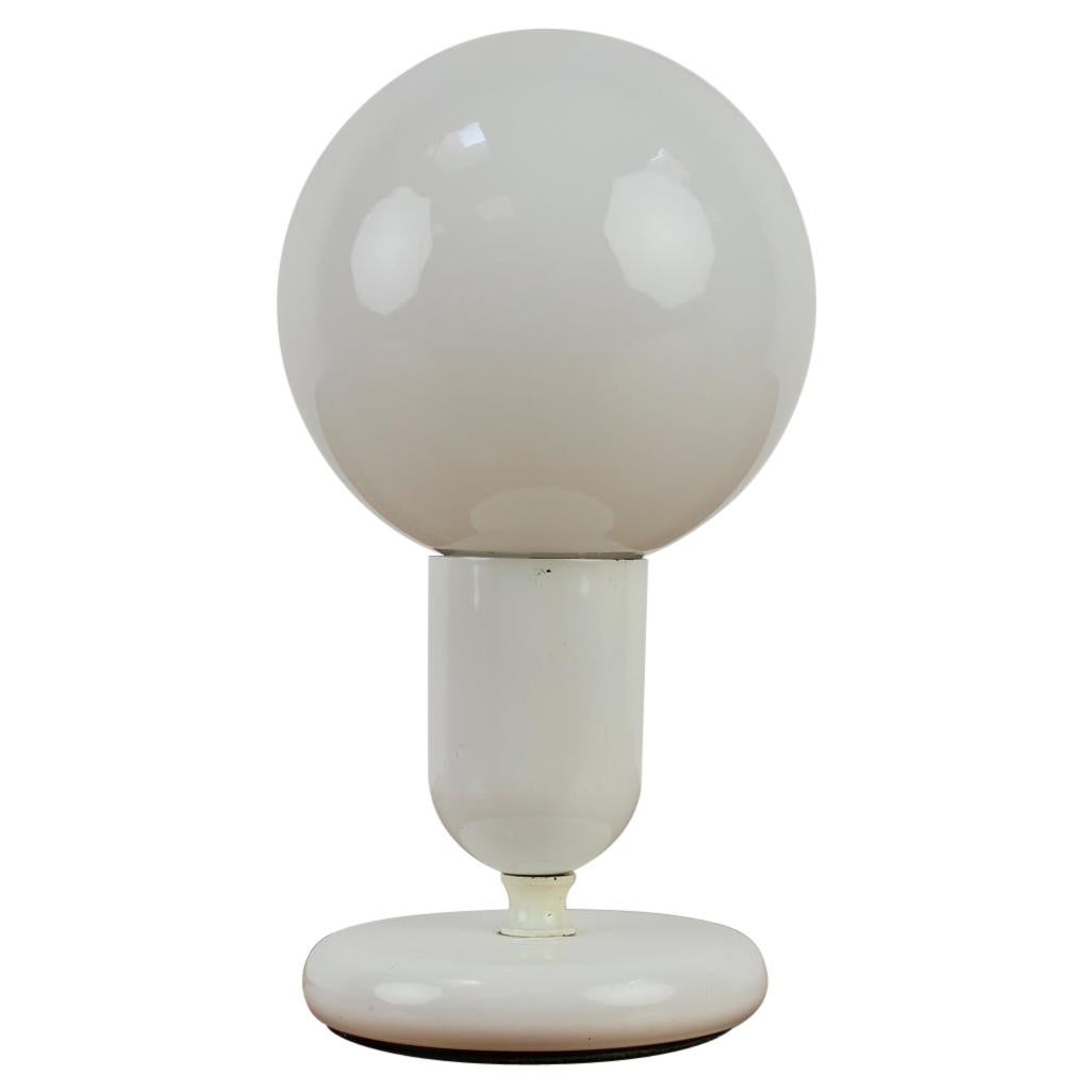 Mid-Century White Table Lamp, 1970's For Sale