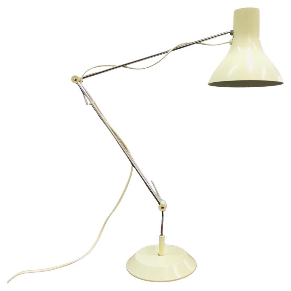 Mid-Century White Industrial Desk Lamp by Josef Hurka, 1960s For Sale