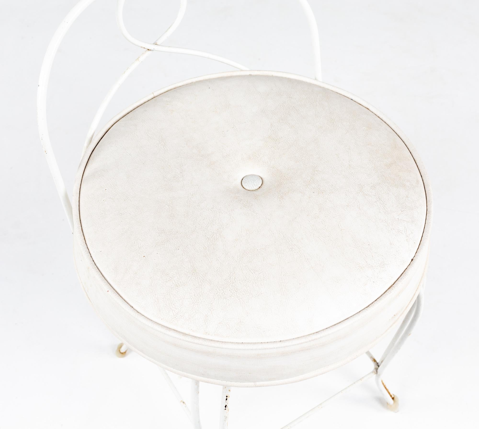 22 inch high vanity stool