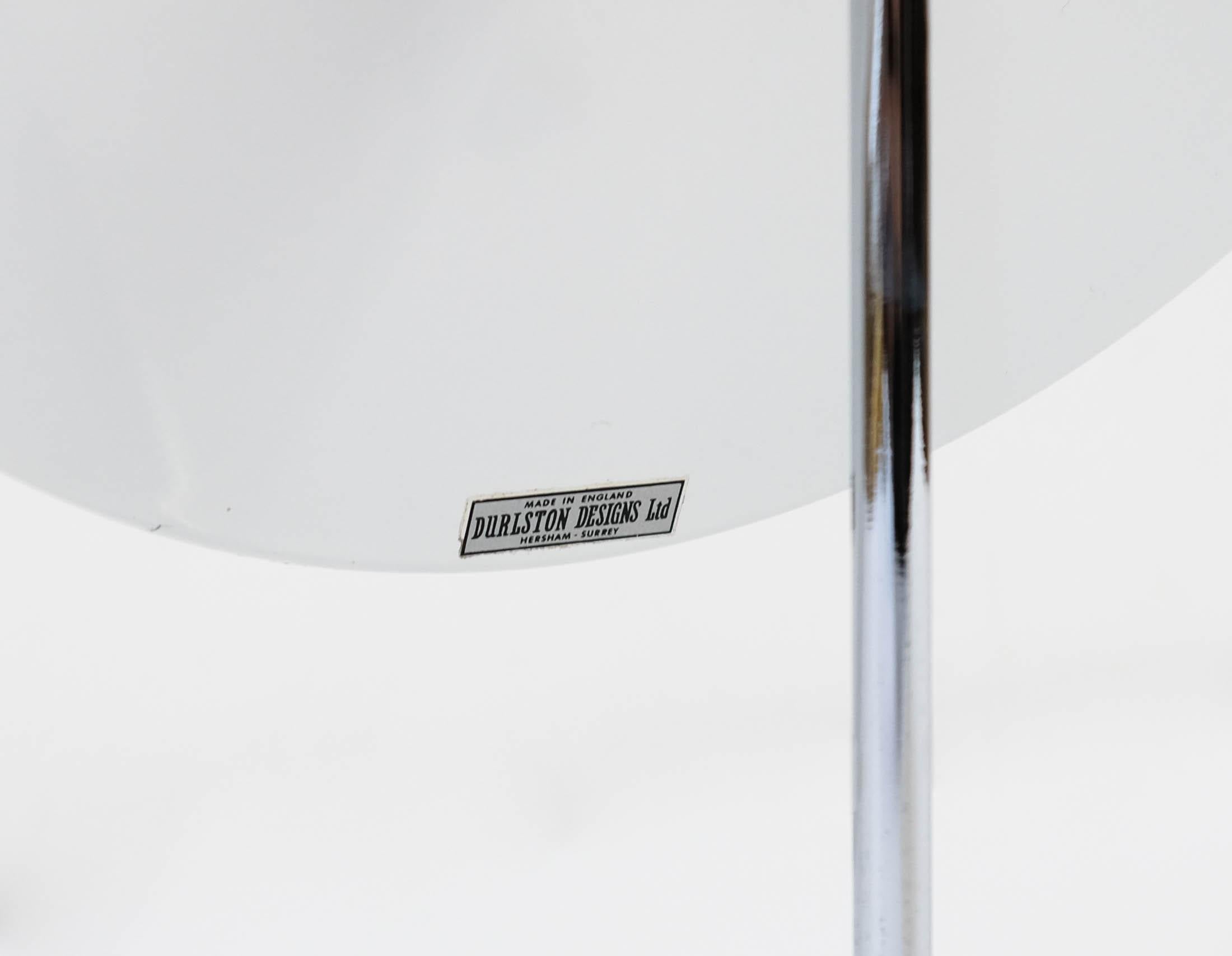 20th Century Mid-Century White Vanity Table Mirror by Durlston Designs, c.1960s