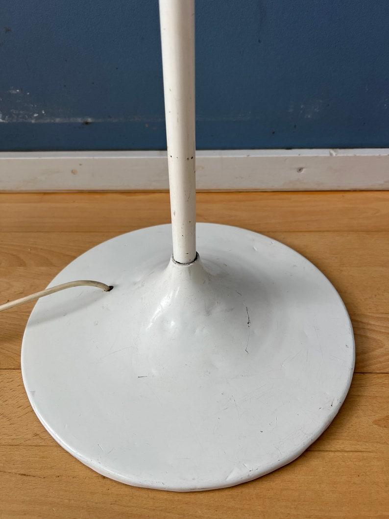 Lampada da terra Willem Hagoort bianca di metà secolo, anni '70 In condizioni buone in vendita a ROTTERDAM, ZH