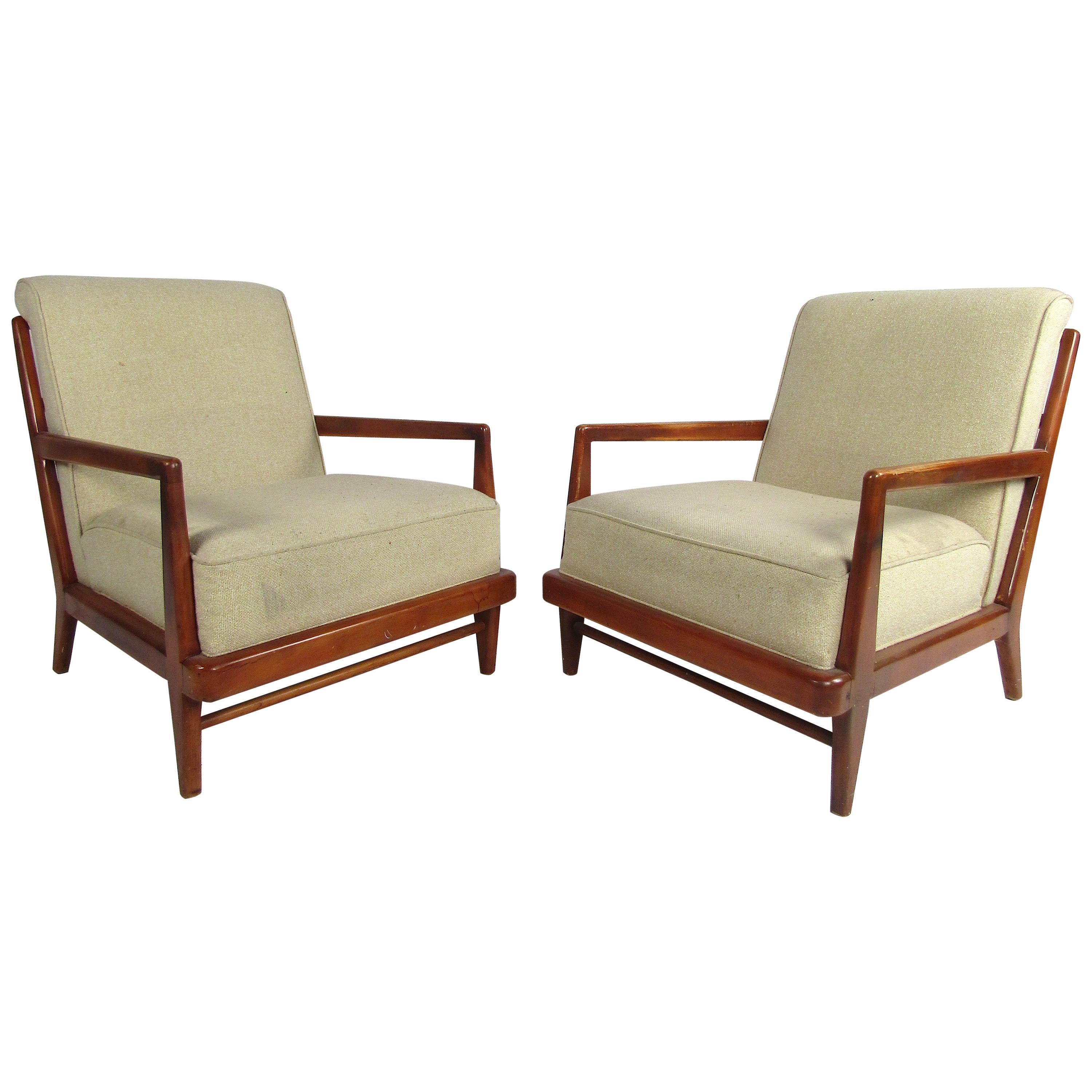 Midcentury Widdicomb Lounge Chairs:: ein Paar