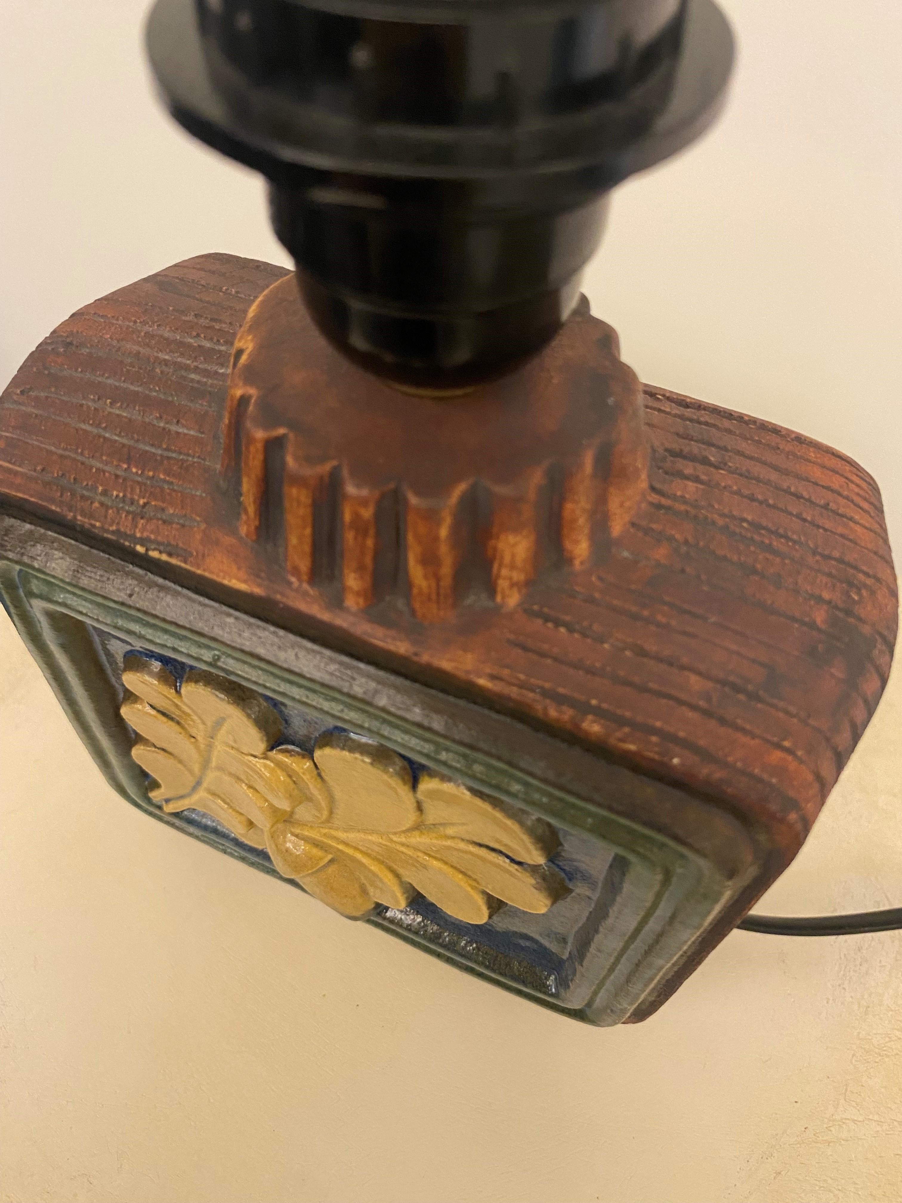 Suédois Lampe de table vintage Willi Fischer du milieu du siècle dernier en vente
