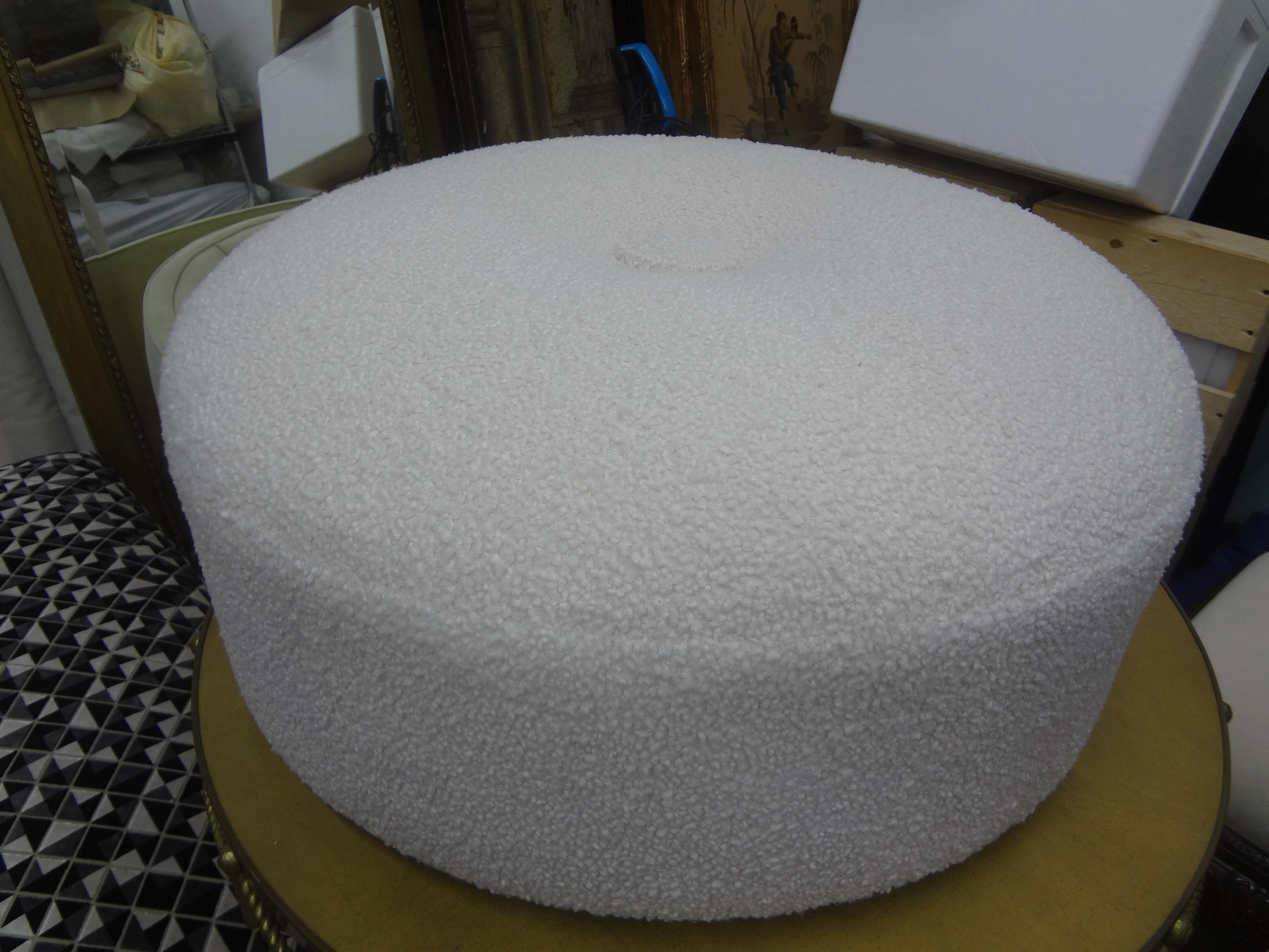 Midcentury Ottoman Pouf in the Style of William 