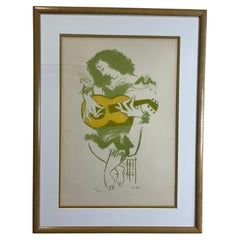 Mid Century William Gropper Lithograph Print