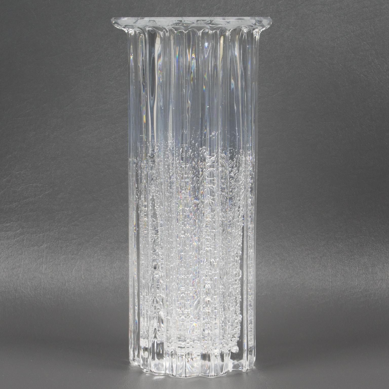 Mid-Century Willy Johansson Art Glass Vase for Hadeland Norway For Sale 3