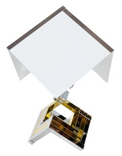 Mid-Century Willy Rizzo Table Lamp For Lumica, 1970's