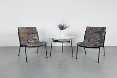 Sedie da salotto Wim Rietveld Oase di metà secolo, tessuto House of Hackney, coppia