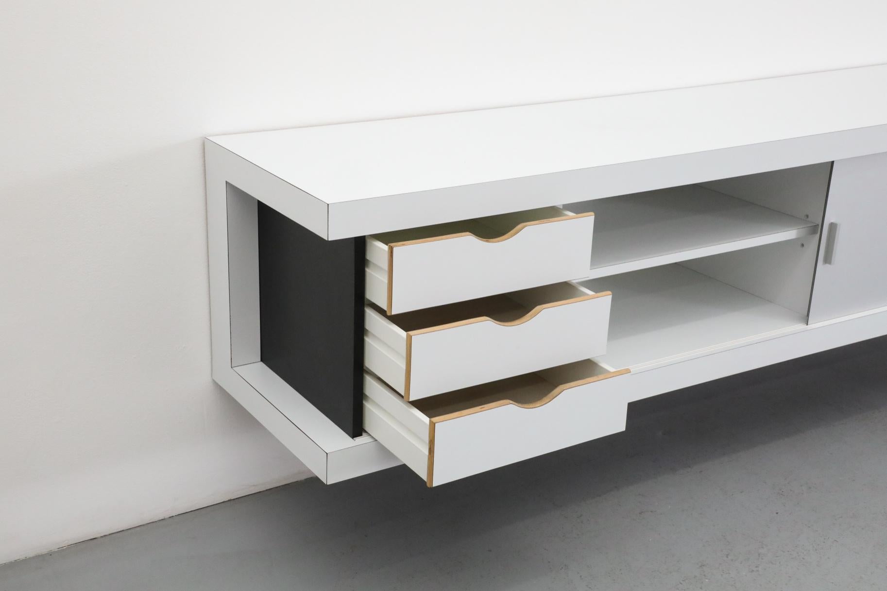 Credenza de pared de mediados de siglo Wim Wilson para Castelijn 