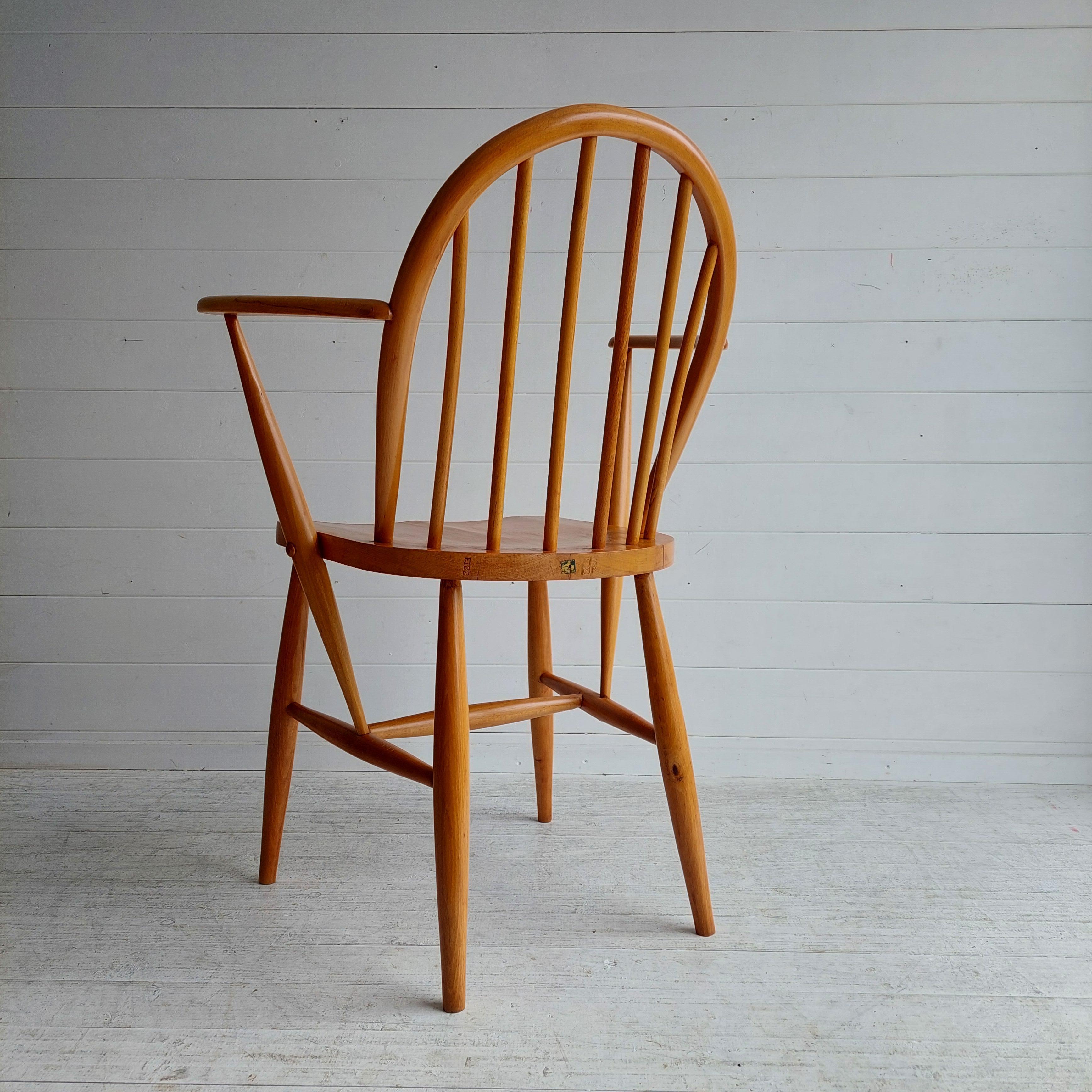 Mid Century Windsor Ercol Carver Chair Cc41 290 Model F182, 1940s 50s 3