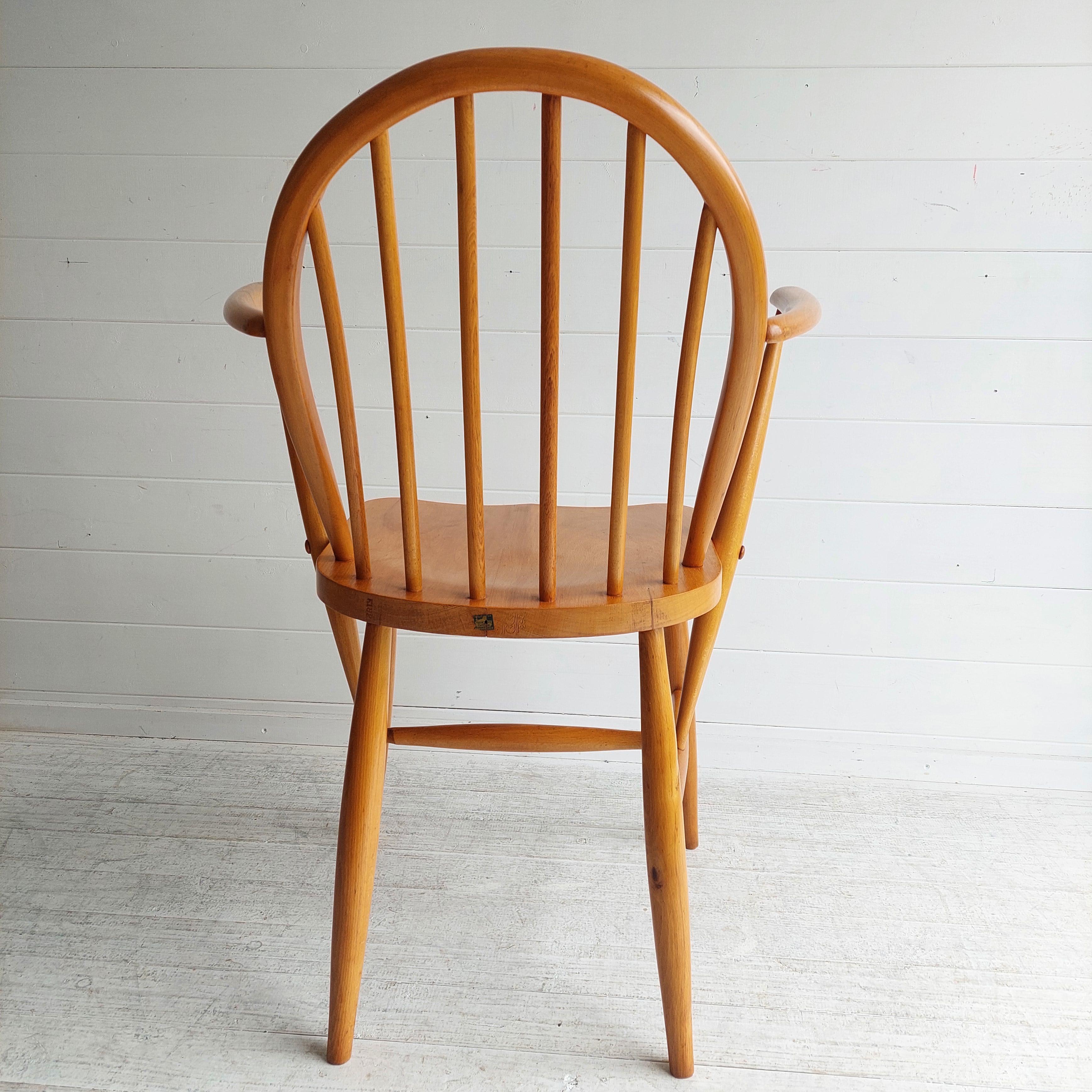 Mid Century Windsor Ercol Carver Chair Cc41 290 Model F182, 1940s 50s 4