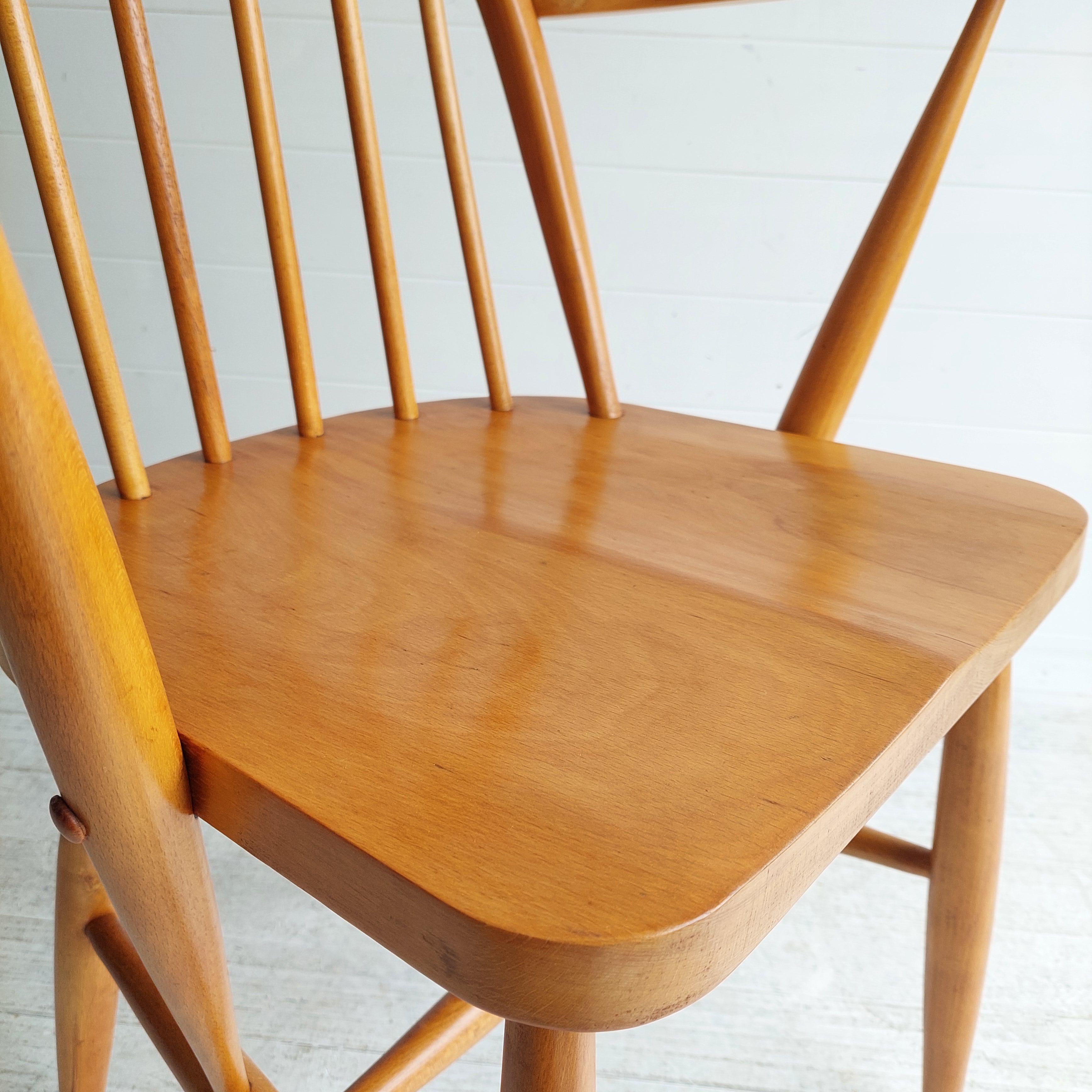 Mid Century Windsor Ercol Carver Chair Cc41 290 Model F182, 1940s 50s 7