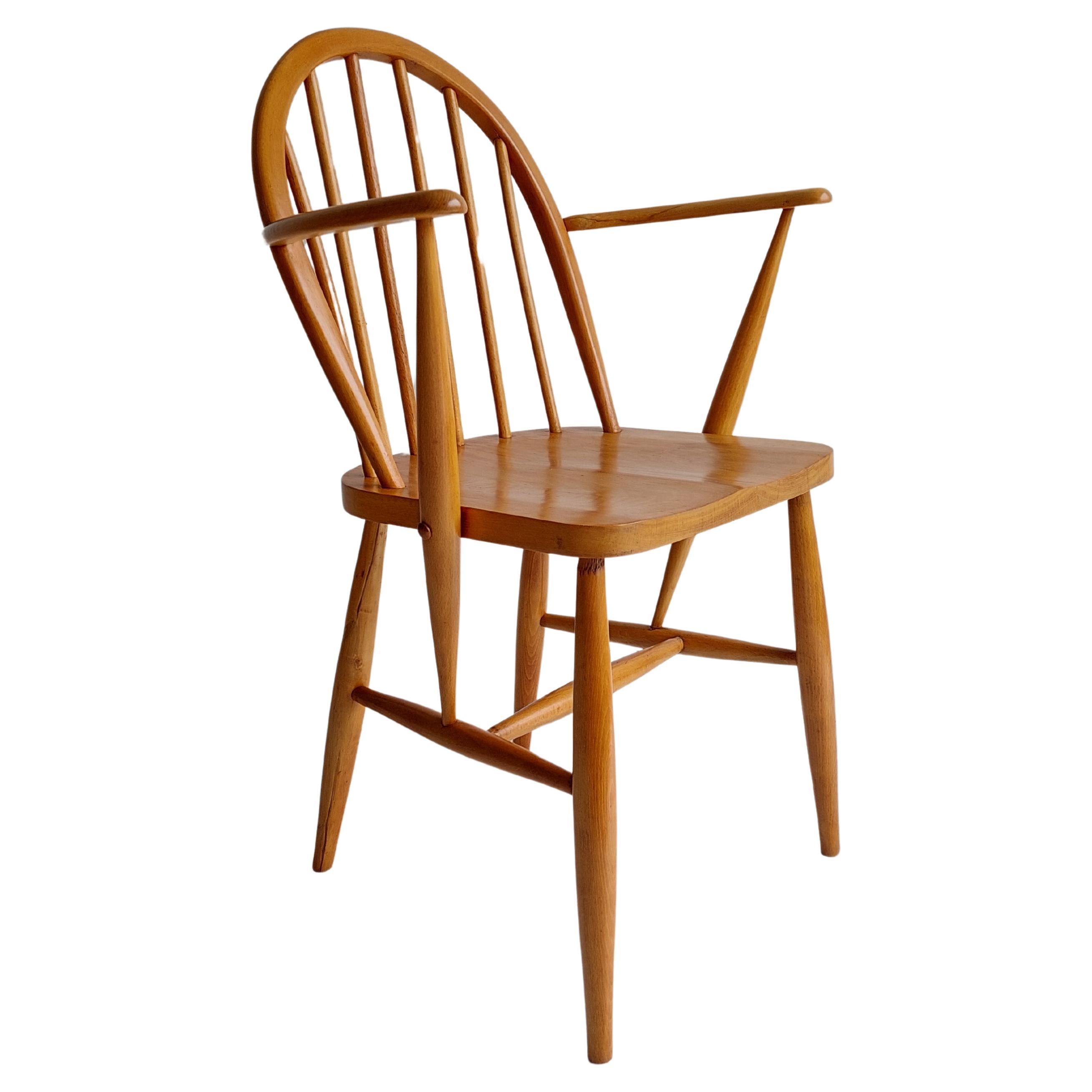 Mid Century Windsor Ercol Carver Chair Cc41 290 Model F182, 1940s 50s