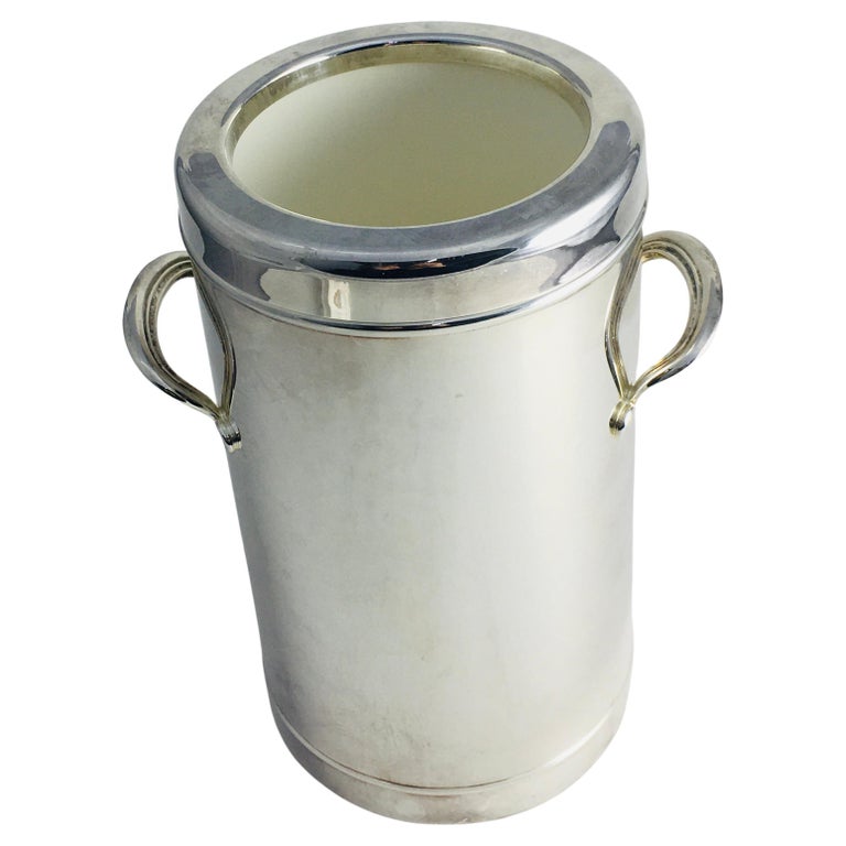 MidCentury Wine Cooler Bucket in Chrome 1960s For Sale at 1stDibs