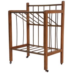 Midcentury Wine Rack or Trolley