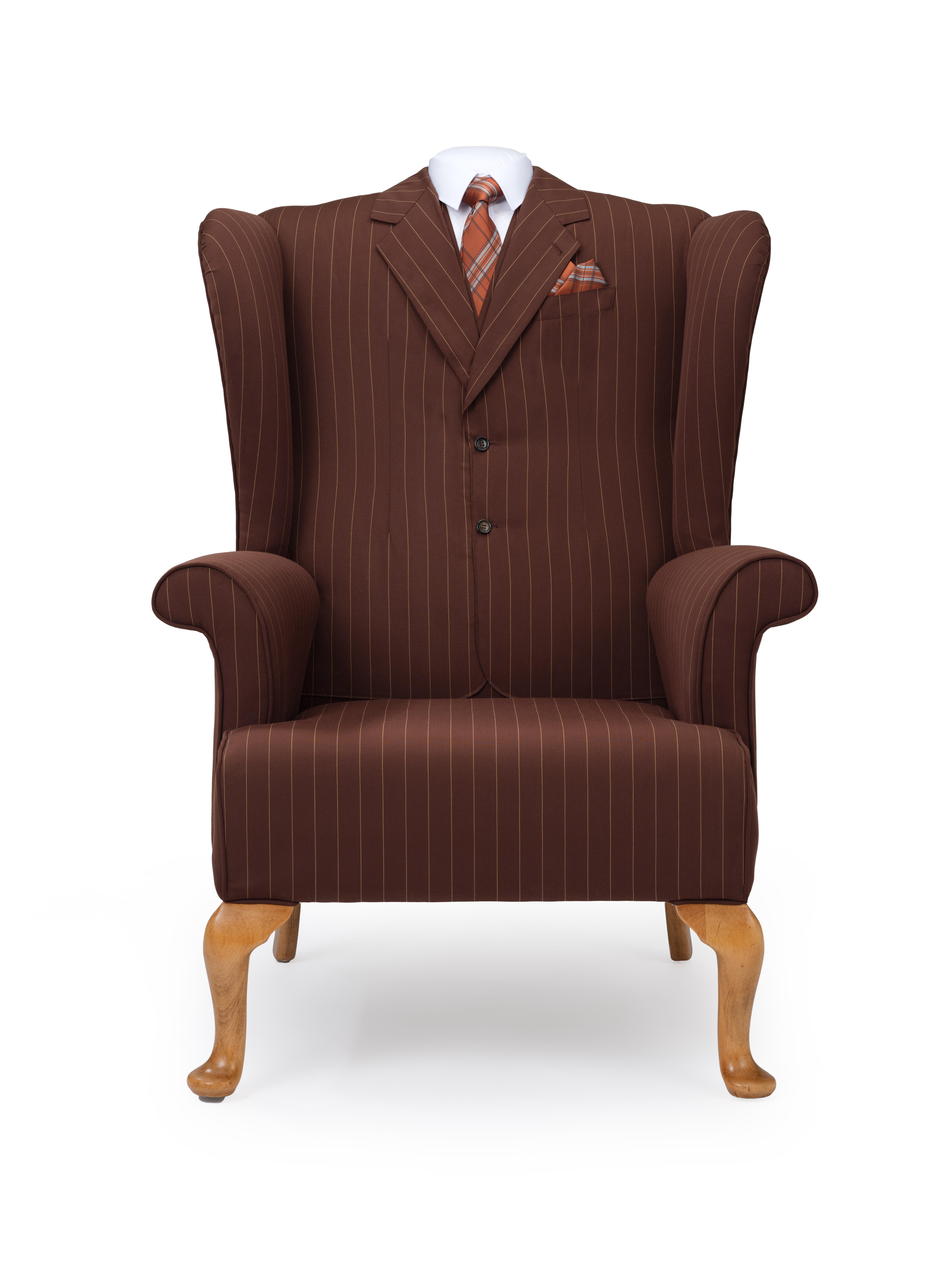Midcentury Wingback Armchair 'The Great Gatsby' Wing Chair Bespoke 6