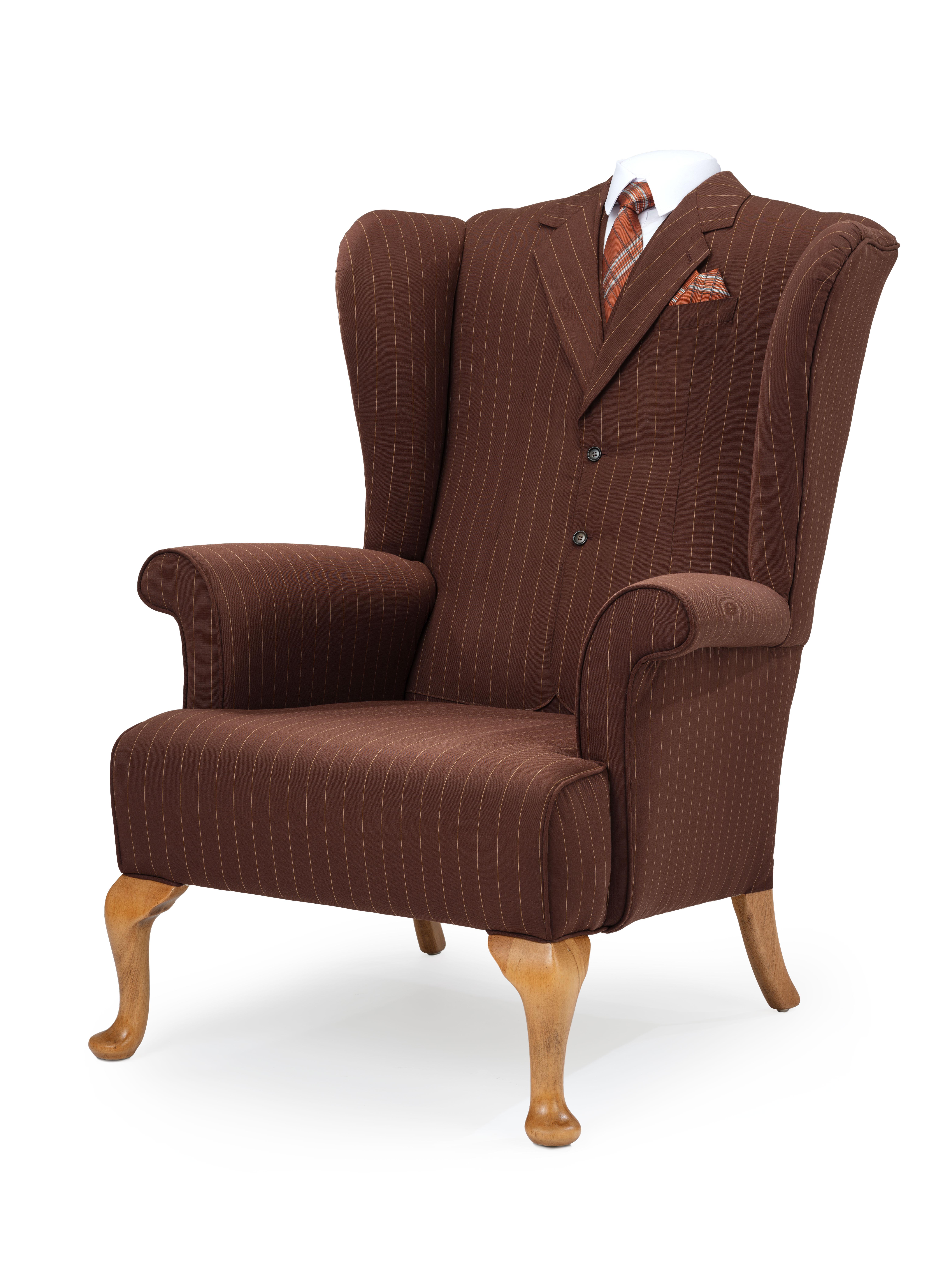 Midcentury Wingback Armchair 'The Great Gatsby' Wing Chair Bespoke 7