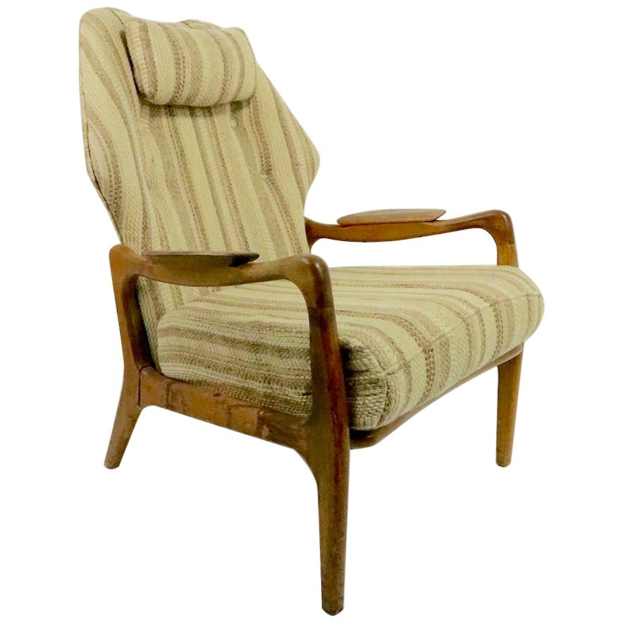 Mid Century Wing Chair by Adrian Pearsall