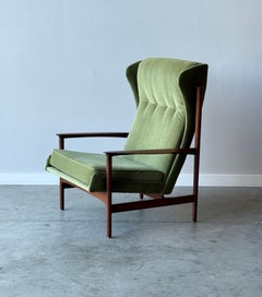 Mid-Century Wingback Armchair by Ib Kofod Larsen