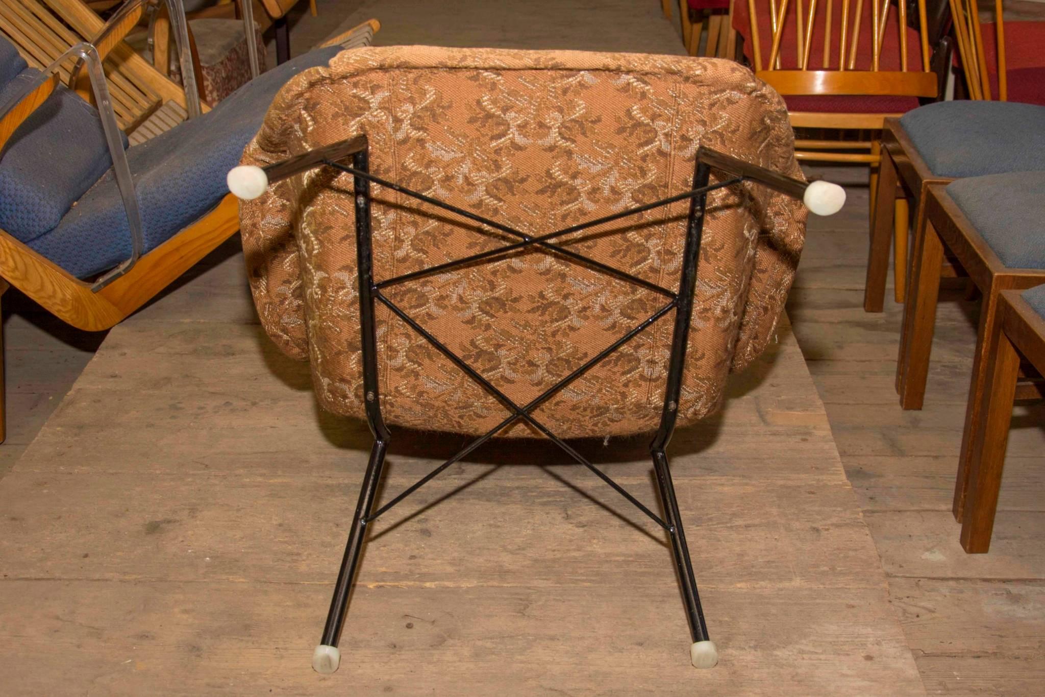 Midcentury Wingback Chair by Miroslav Navratil, Czechoslovakia, 1960s 1