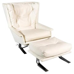 Retro Mid-Century Wingback Chair