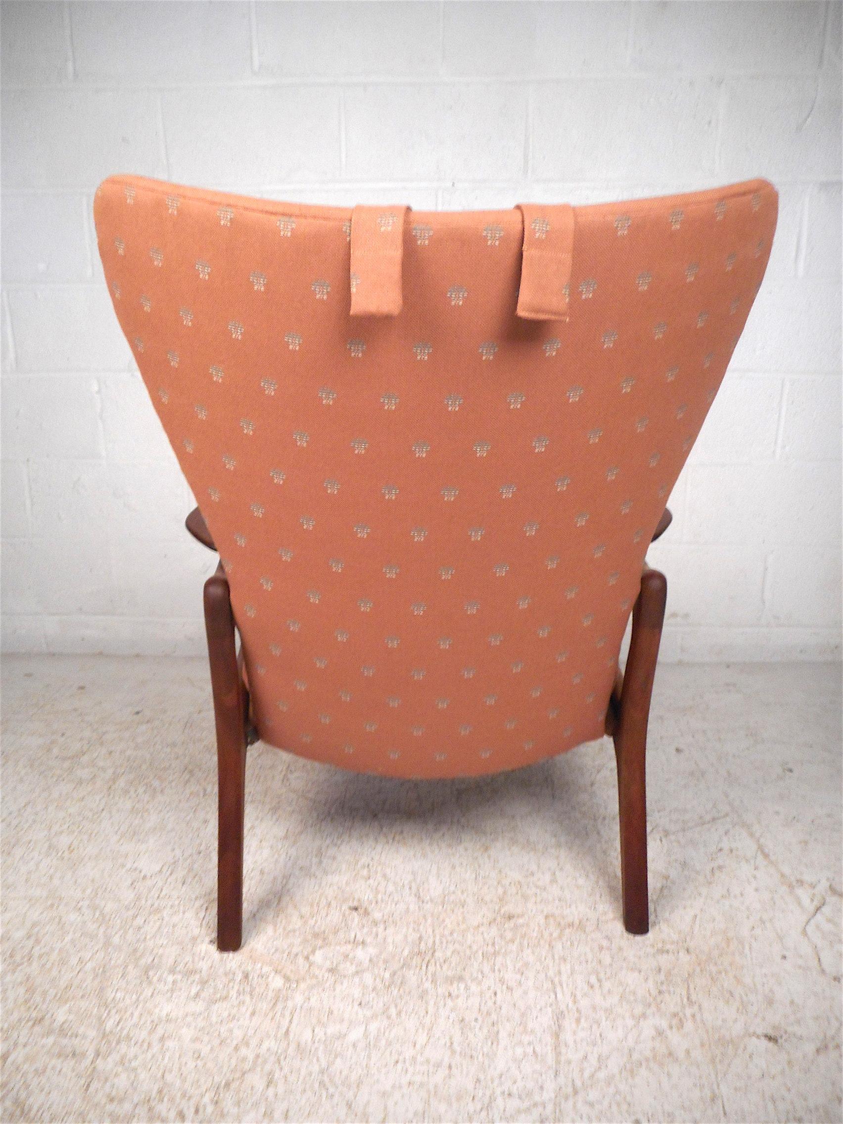 American Midcentury Wingback Lounge Chair by Adrian Pearsall