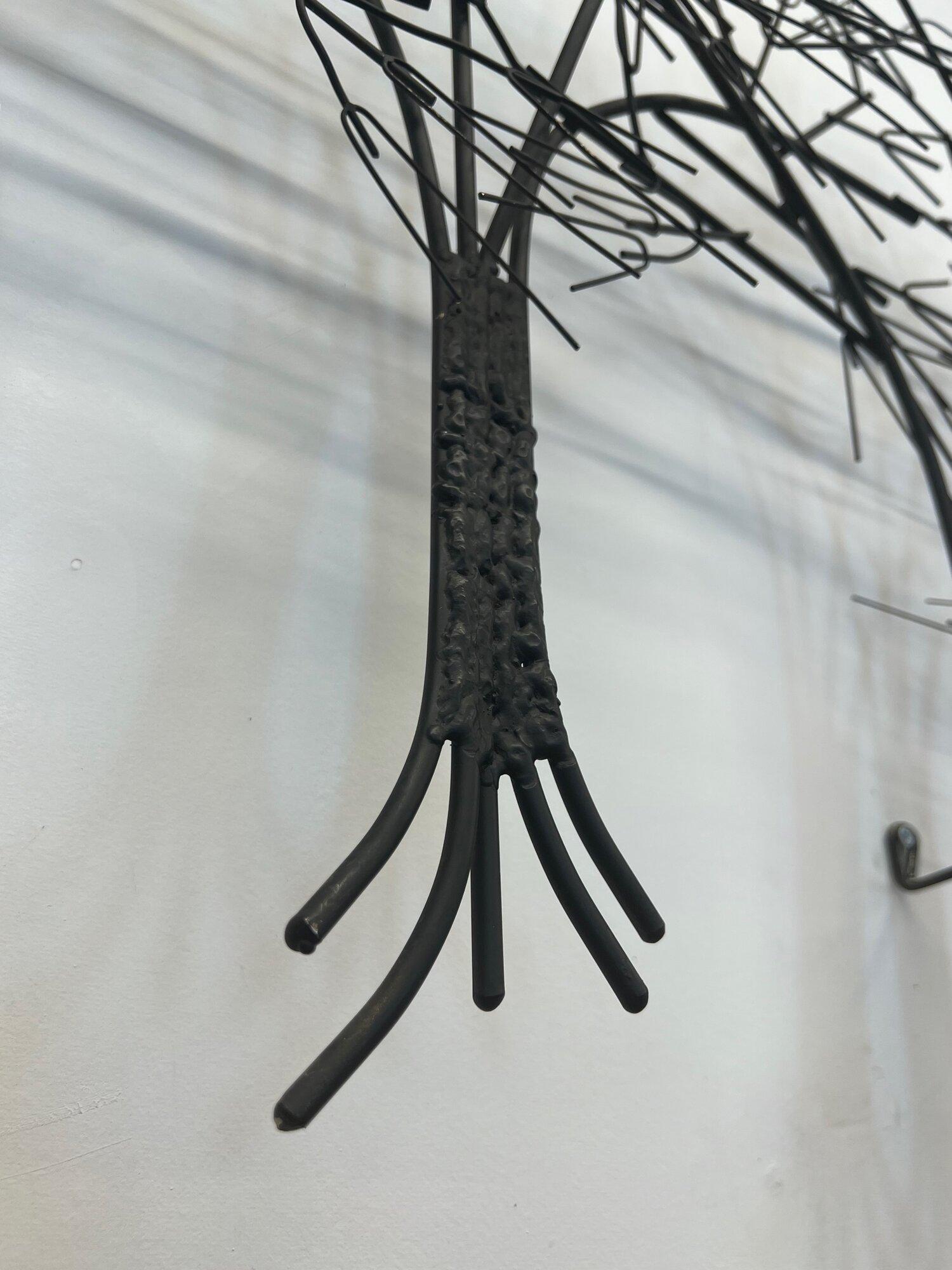 American Mid-Century Winter Trees Wall Sculpture by C Jere