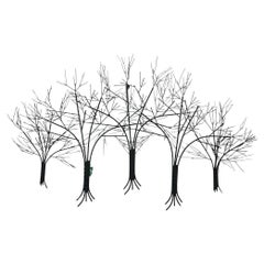 Mid-Century Winter Trees Wall Sculpture by C Jere