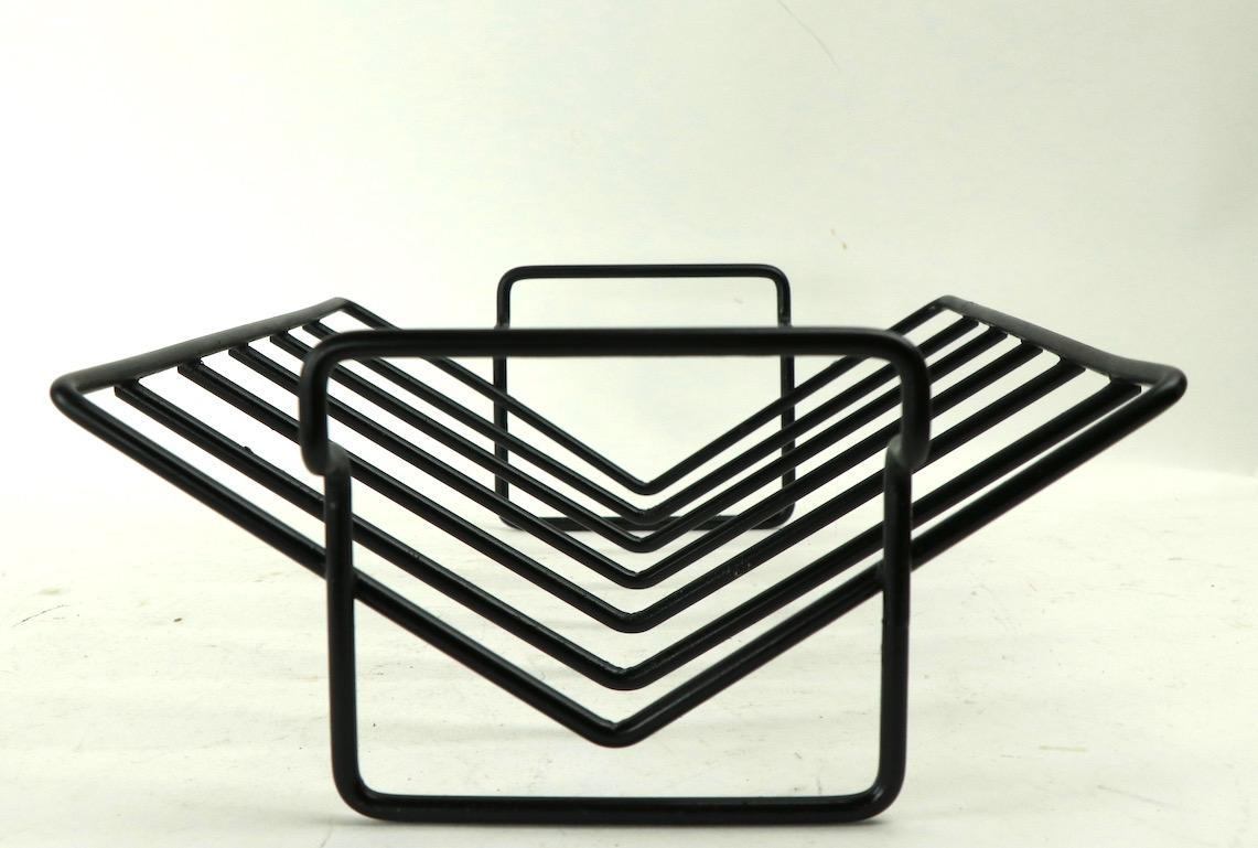 20th Century Mid Century Wire Basket attributed to Tony Paul