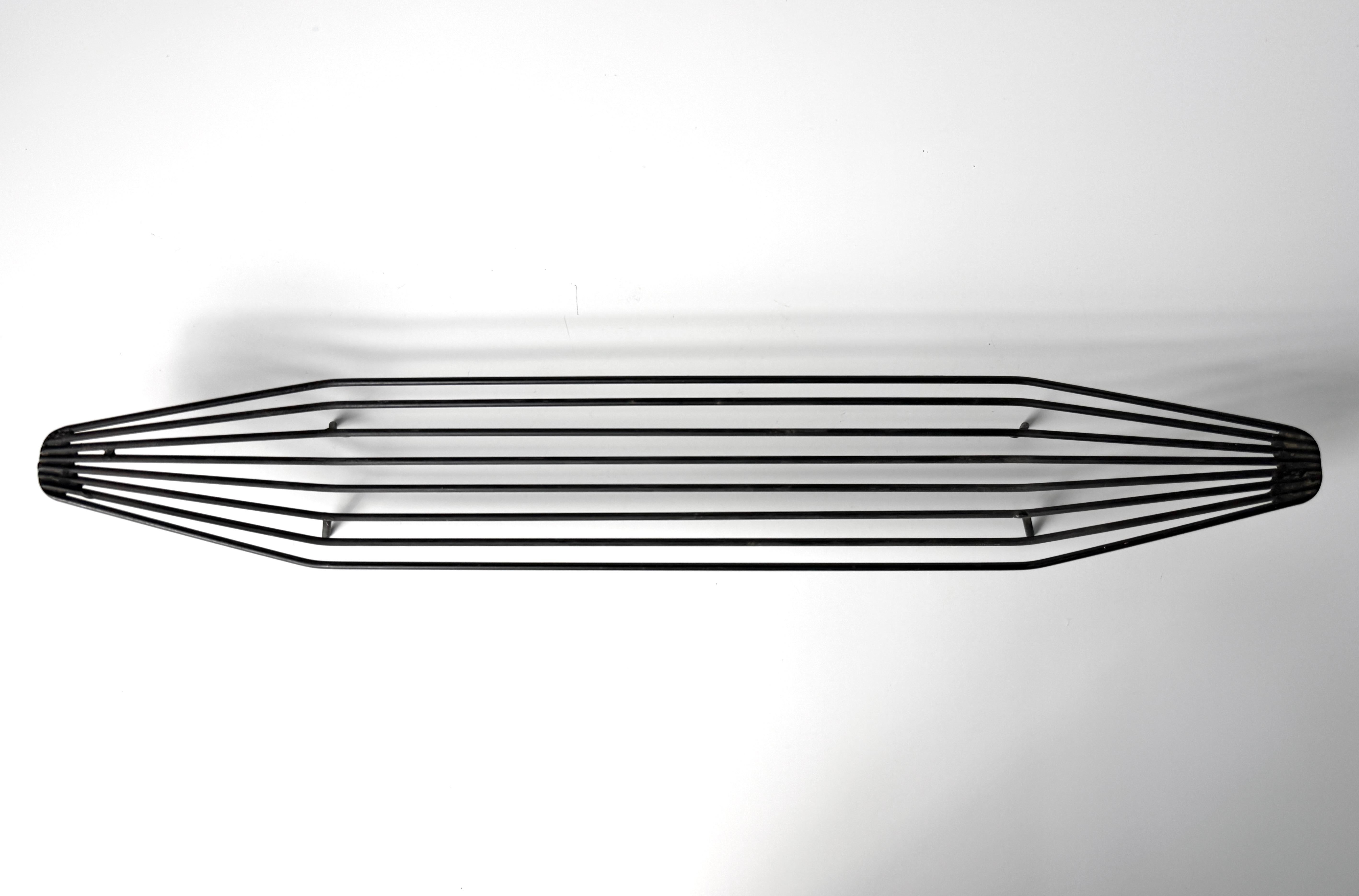 Mid Century Wire Centerpiece Fruit Basket Attributed to Helen Pope 1950s 1