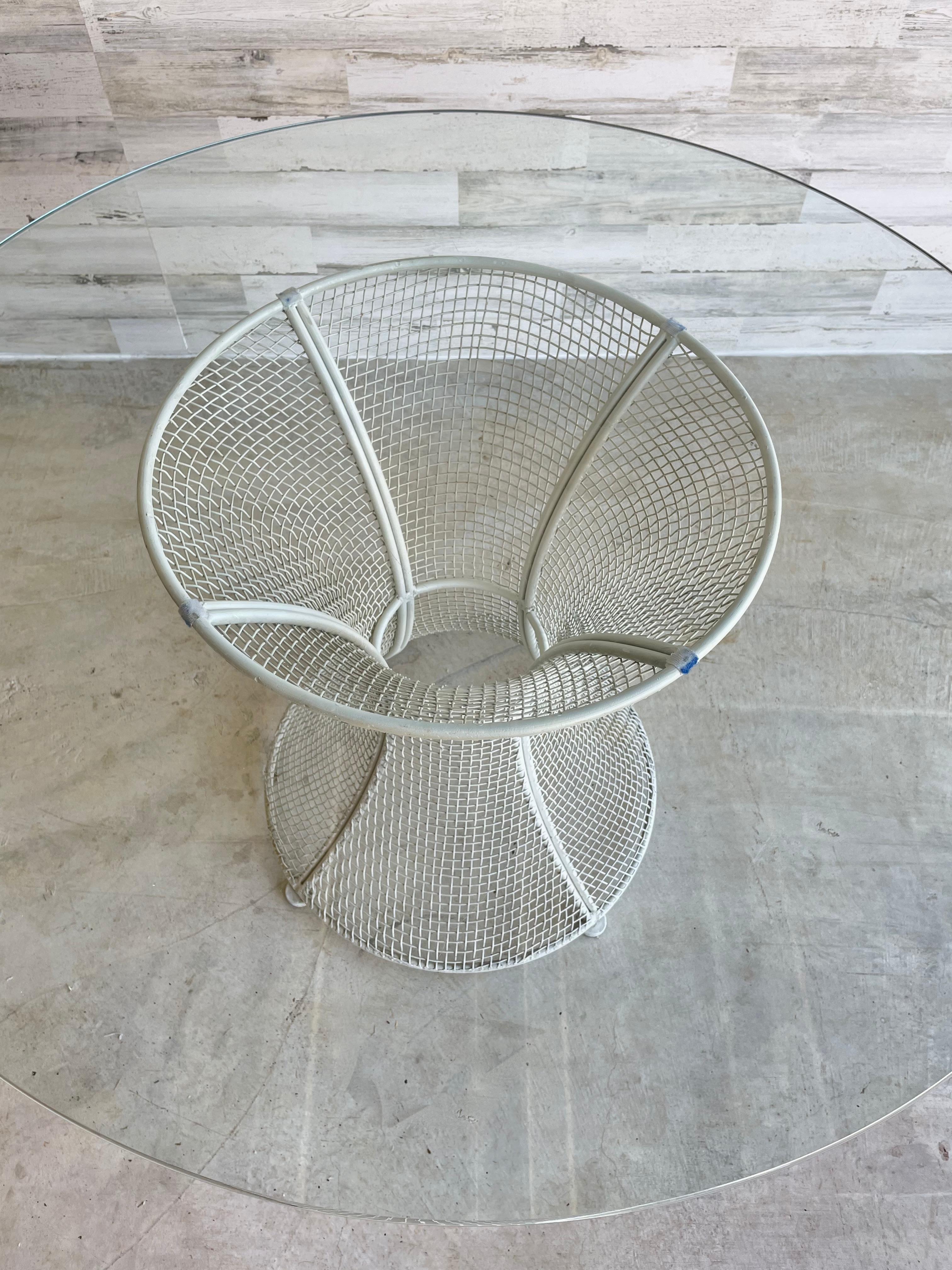 Mid Century Wire Formed Patio Set 8