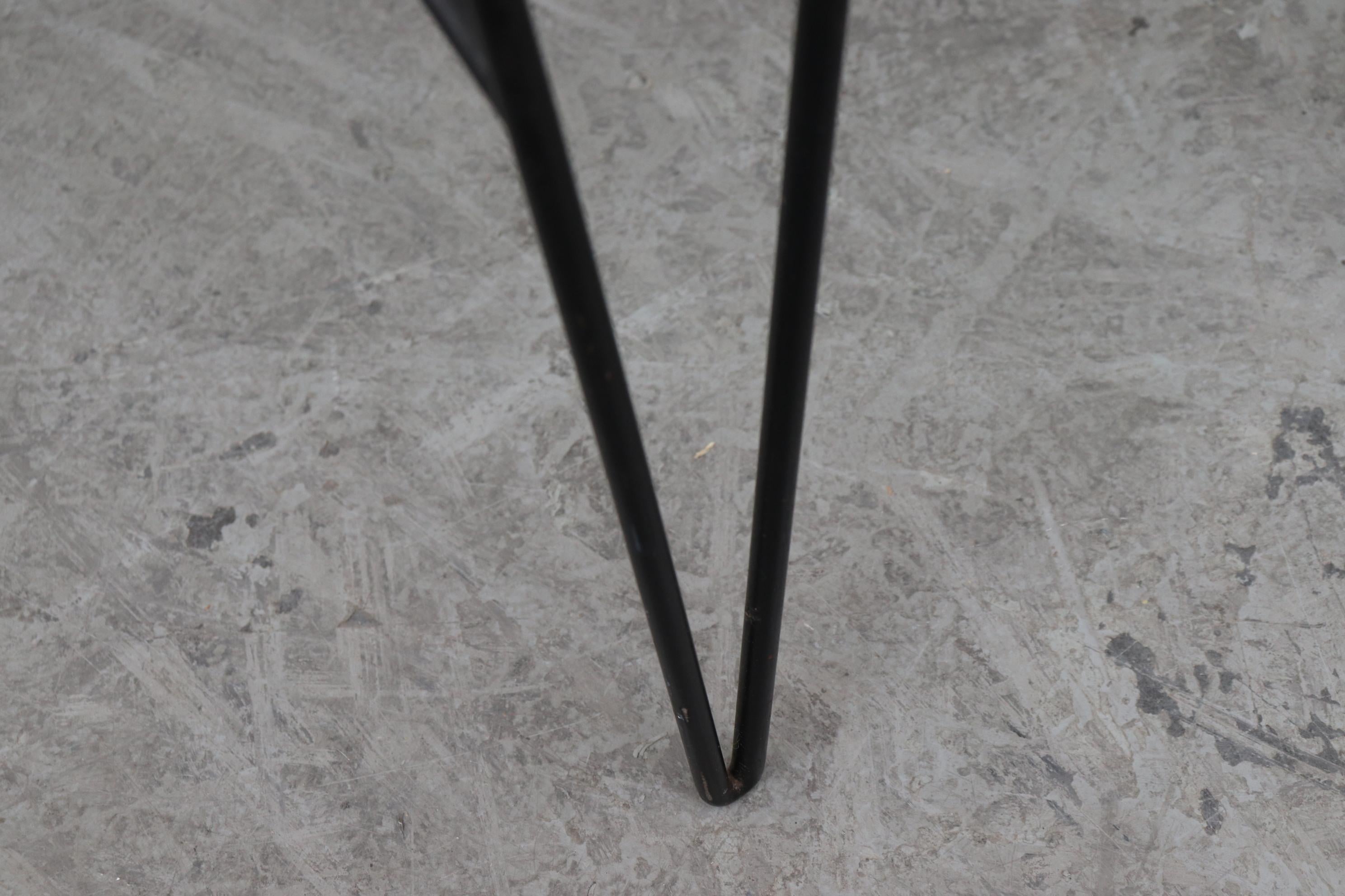 Midcentury Wire Framed Vanity Stool 8